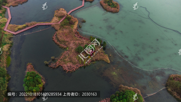 航拍太湖