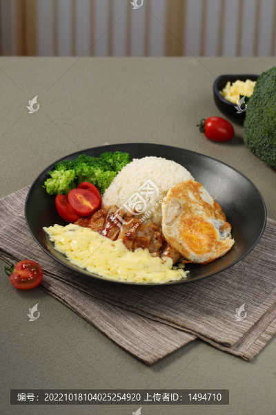 芝士扒雞飯