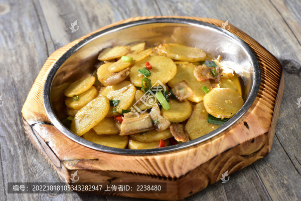 大盆土豆片