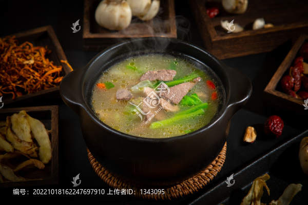 豬肝滾肉青菜湯