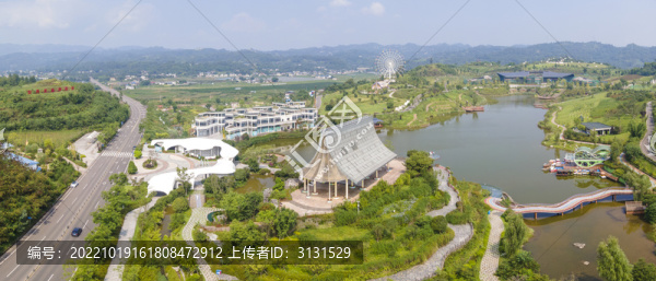 犍為茉莉花博覽園一角