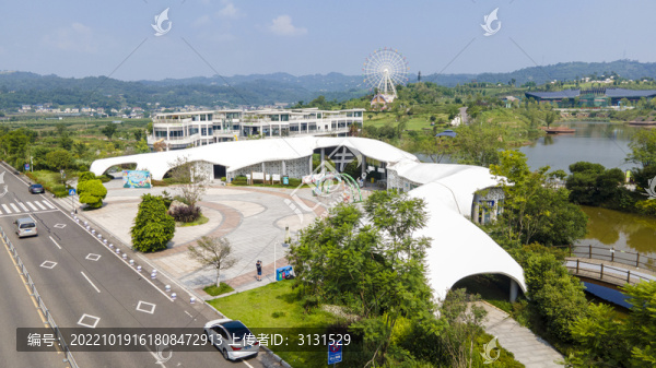 犍為茉莉花博覽園一角