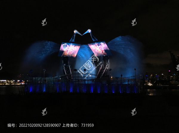 新加坡圣淘沙仙鶴芭蕾表演