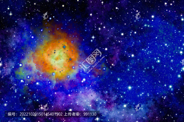 藍(lán)色星空背景