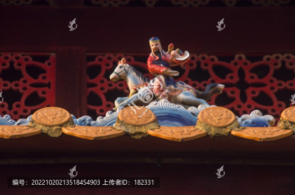 彩陶藝術(shù)八仙呂洞賓