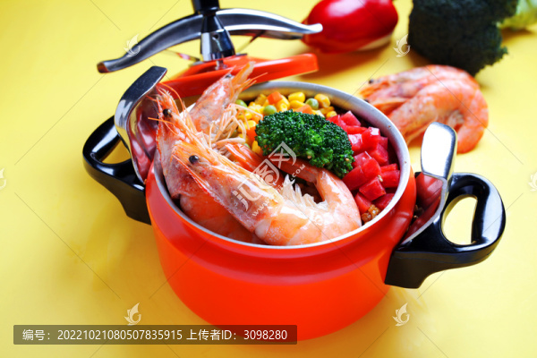 大蝦燜飯