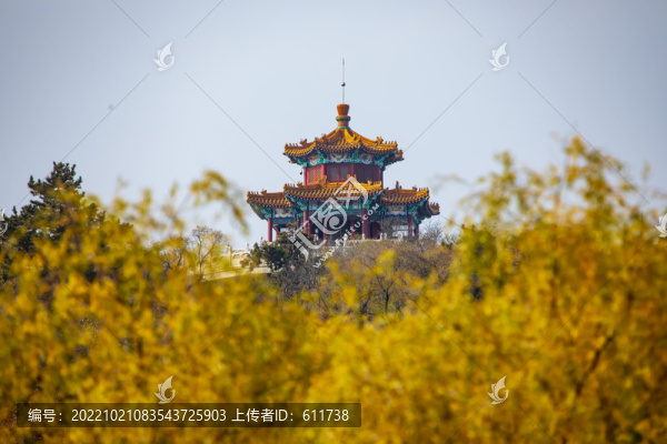 吉林北山金秋風光