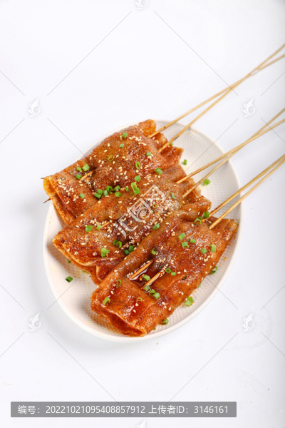 烤苕皮