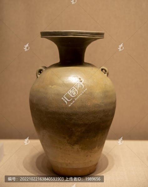 西晉青瓷四系盤(pán)口壺
