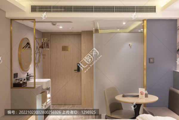 輕奢酒店客房內(nèi)景