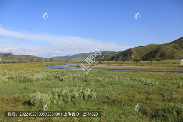 內(nèi)蒙古草原河流