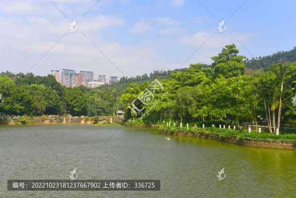 深圳筆架山和雙硯湖風(fēng)光