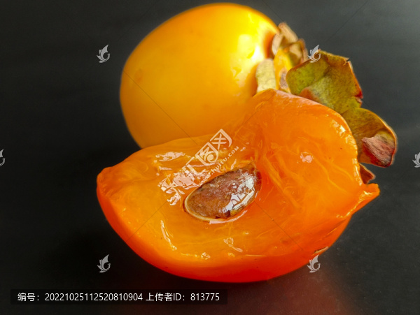 柿子果核