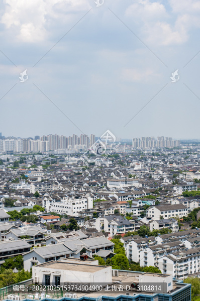蘇州古城俯看