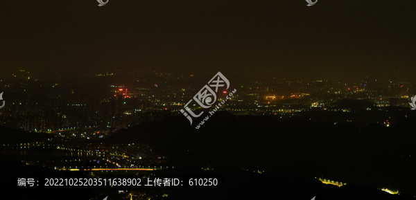 城市夜景燈火萬(wàn)家