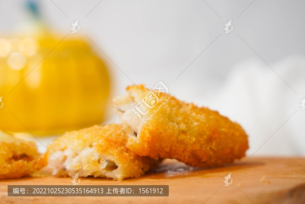 香煎鱈魚鱈魚餅