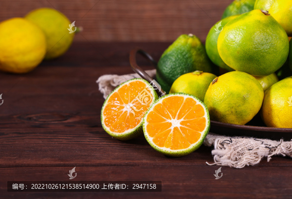 新鮮水果青桔子