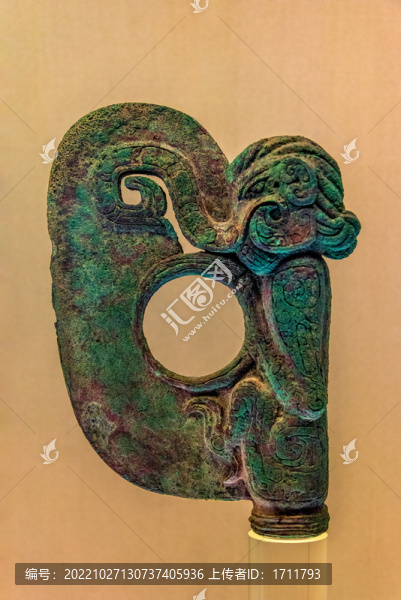 上海博物館西周早期象首獸紋鉞