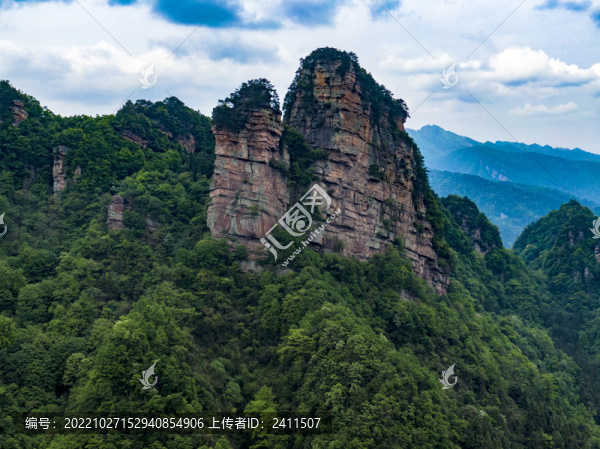 湖南張家界山川地貌