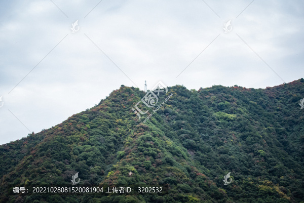 西安圭峰山山腰景色