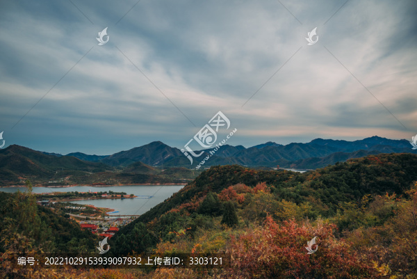 金海湖北山步道遠眺金海湖