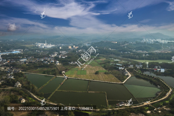 養(yǎng)魚場(chǎng)航拍