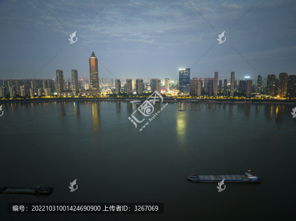 航拍安徽省蕪湖市風光