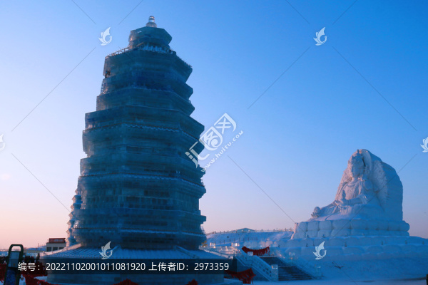 太陽島冰雕