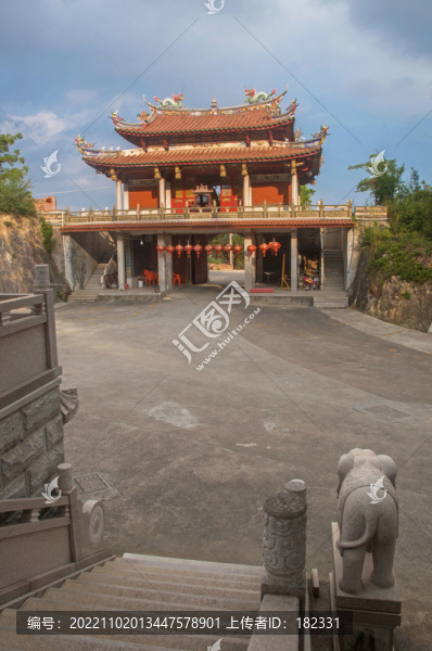 天竺寺入口山門建筑