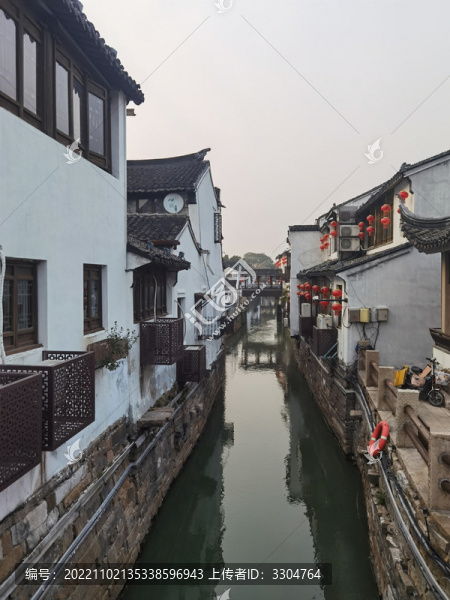 蘇州七里山塘古鎮(zhèn)江南水鄉(xiāng)