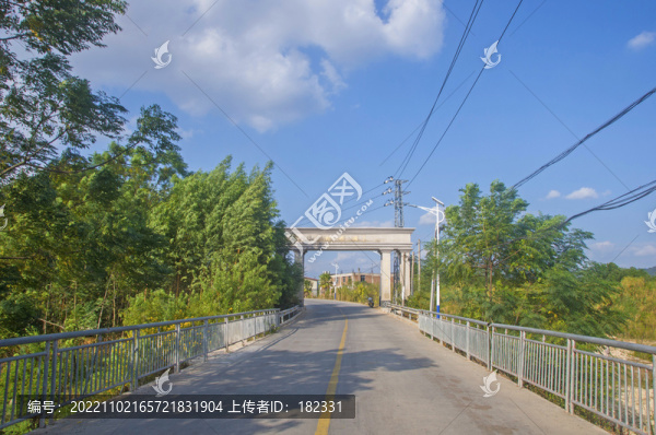 南安東田湯井村村道