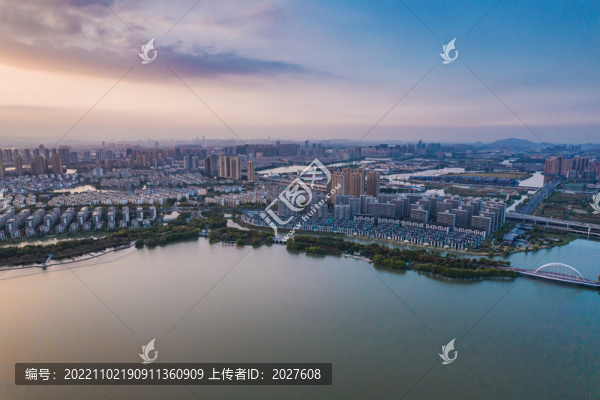 紹興城市風(fēng)光航拍