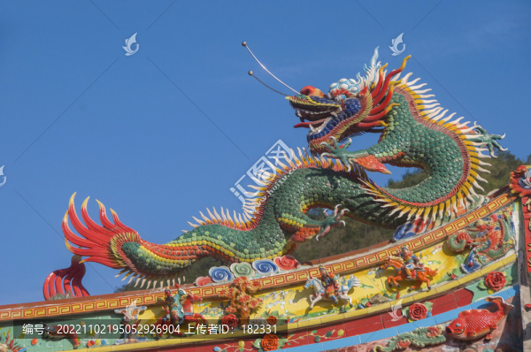 青龍剪瓷和彩陶藝術(shù)裝飾
