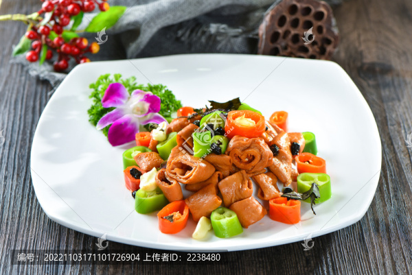 紫蘇焗腸頭