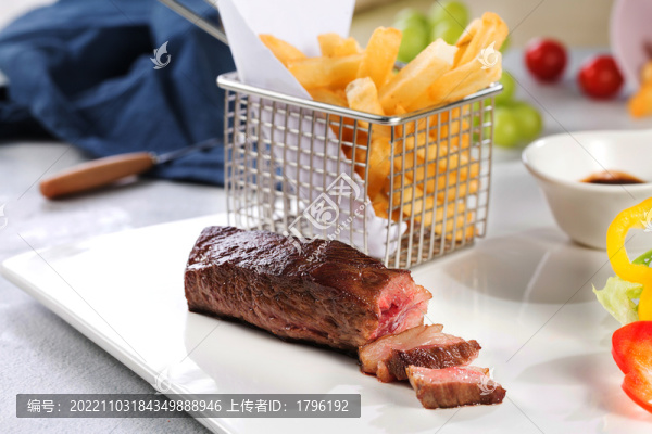 炭燒牛小排套餐