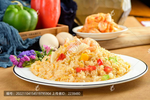 泡菜蝦仁炒飯