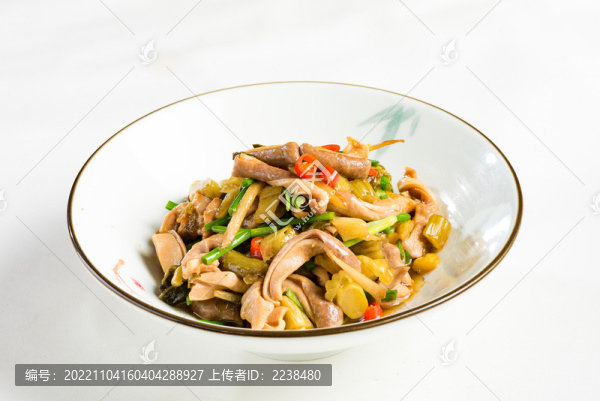 酸菜炒豬肚