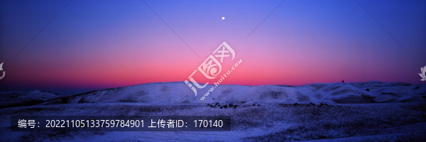 高清寬幅明月照西山