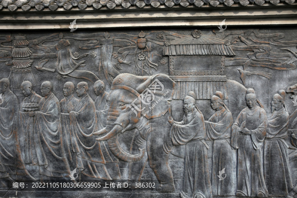 香嚴寺浮雕