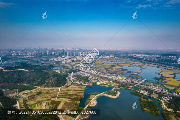 紹興市上虞區(qū)白馬湖航拍