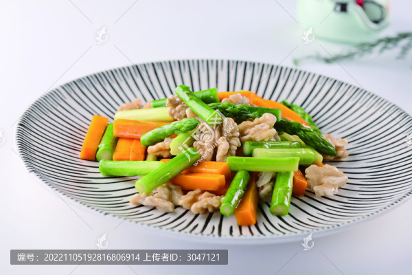 小炒蘆筍田園時(shí)蔬