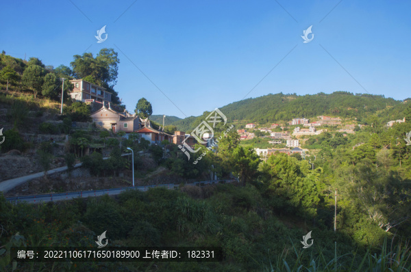福建農(nóng)村觀山村風(fēng)光