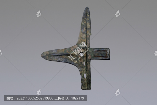 青銅弦紋戟