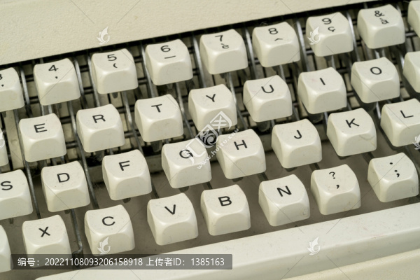 復(fù)古打字機(jī)鍵盤字母