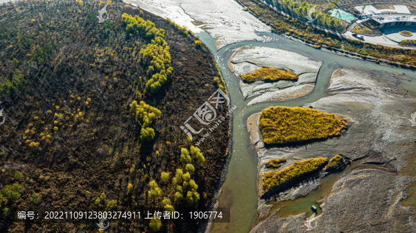 中國長春南溪濕地公園秋季風(fēng)景