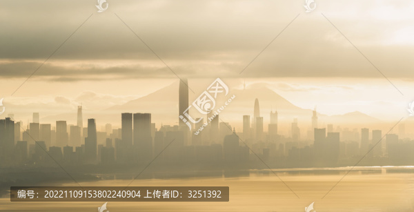 深圳天際線剪影