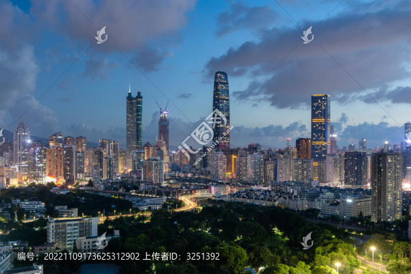 深圳羅湖天際線
