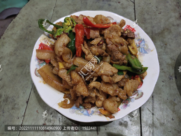 青椒炒肉
