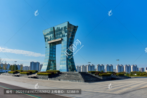 夏日城市休閑廣場