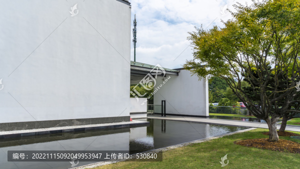 戶外江南園林街景